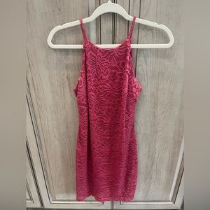 BCX Macy’s Dress Mauve Sparkle Lace Dress Size 3